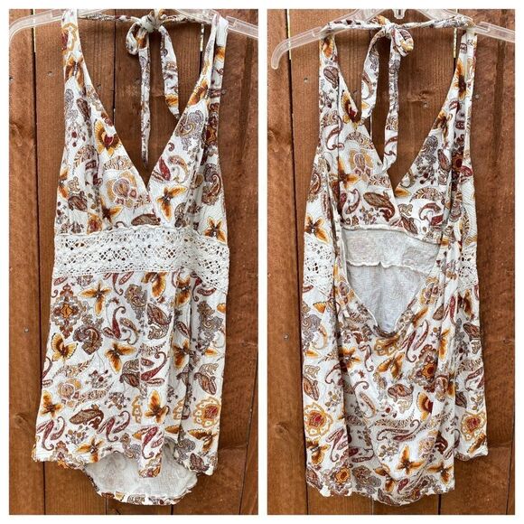 Self Esteem Floral Halter Top - Picture 2 of 10